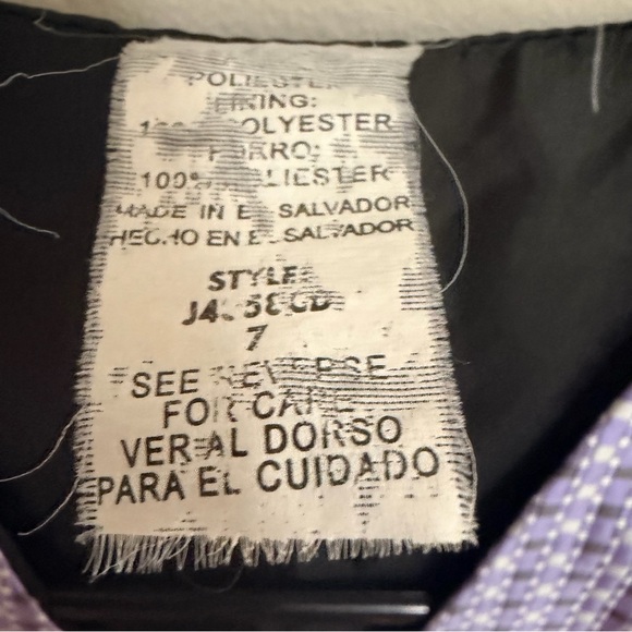 Kids Purple Houndstooth Vest Youth Boys Size 7 - Picture 2 of 3